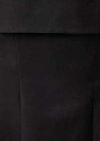 Strapless flared dress