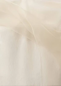 Short chiffon combined dress