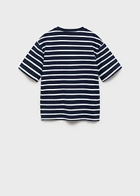 Striped cotton T-shirt