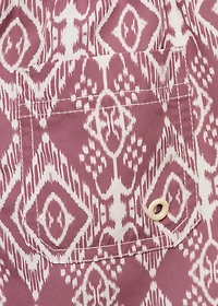 Printed swimming trunks