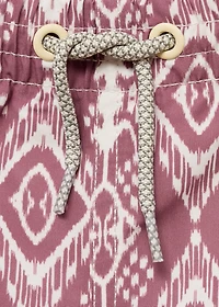 Printed swimming trunks