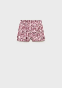 Printed swimming trunks