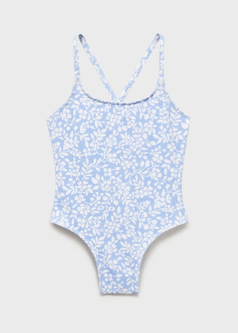 Floral print swimsuit
