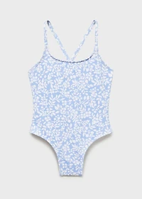 Floral print swimsuit