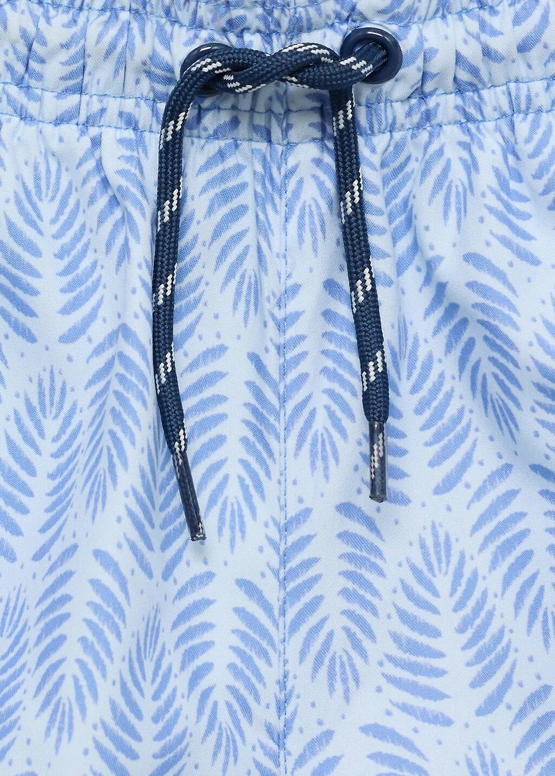 Printed swimming trunks