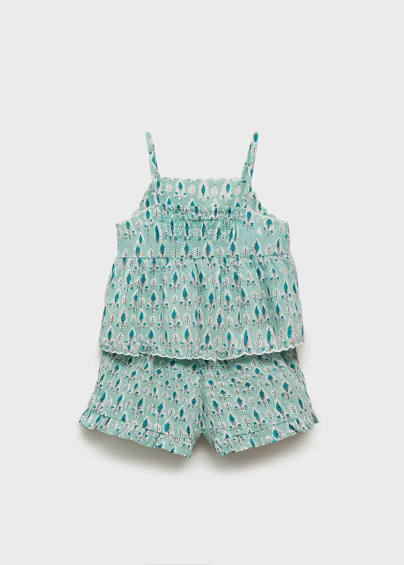 Printed short pyjamas