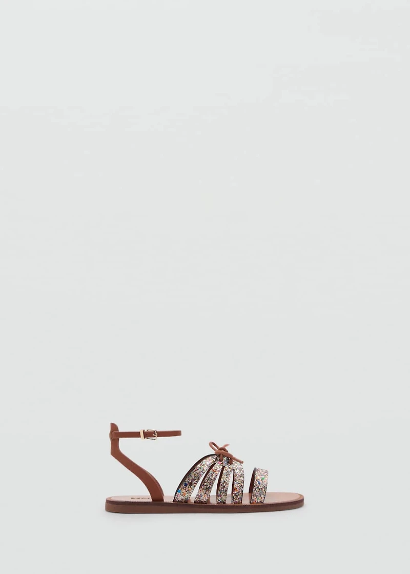 Strap cord sandals