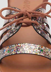 Strap cord sandals