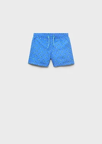 Printed swimming trunks