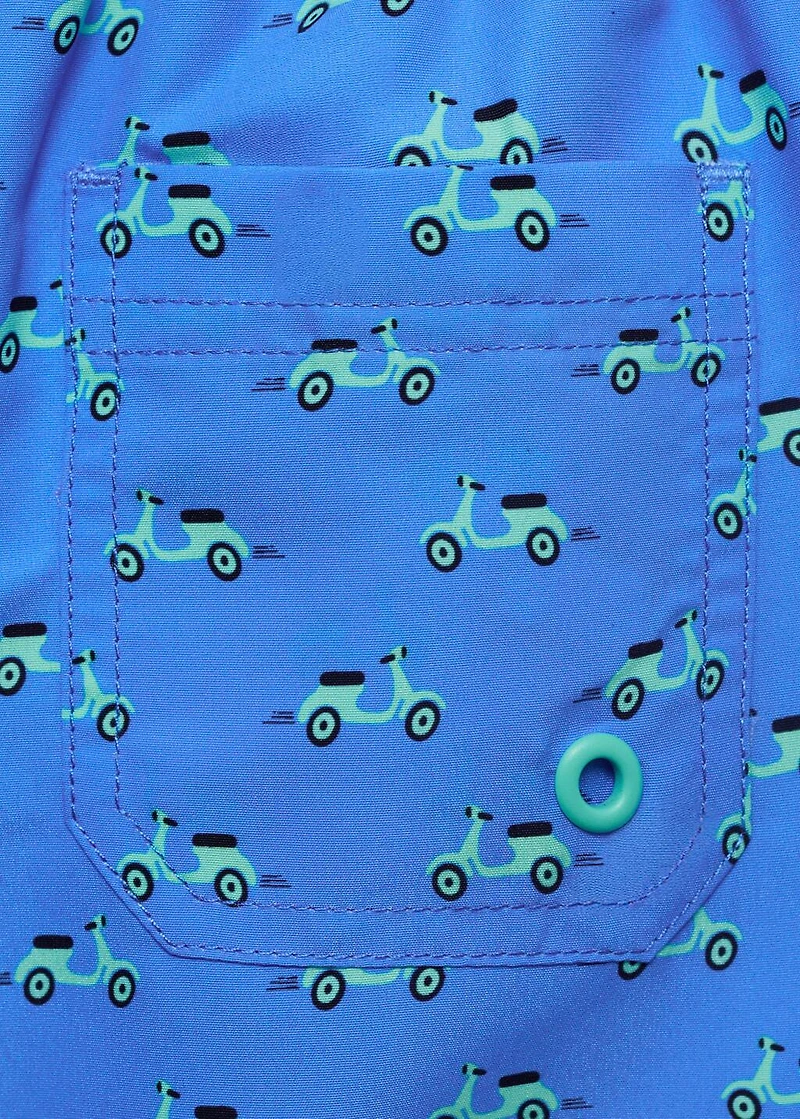 Printed swimming trunks