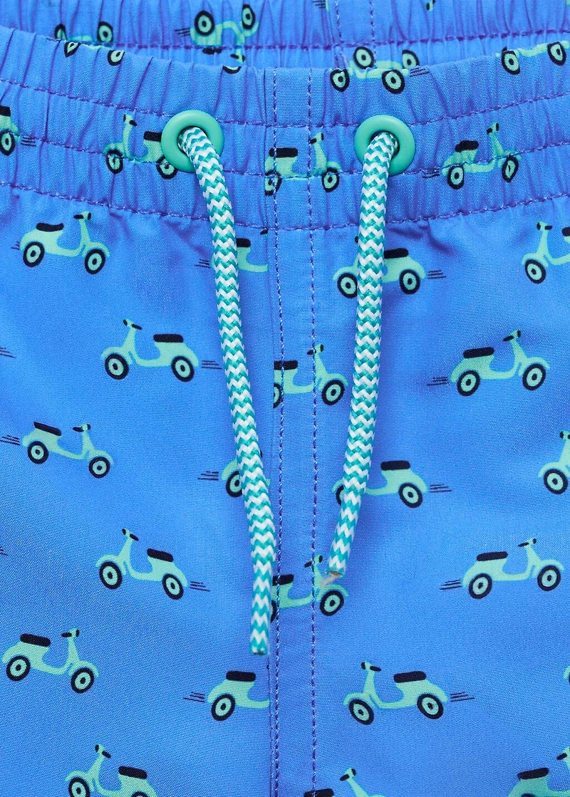 Printed swimming trunks