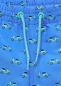 Printed swimming trunks