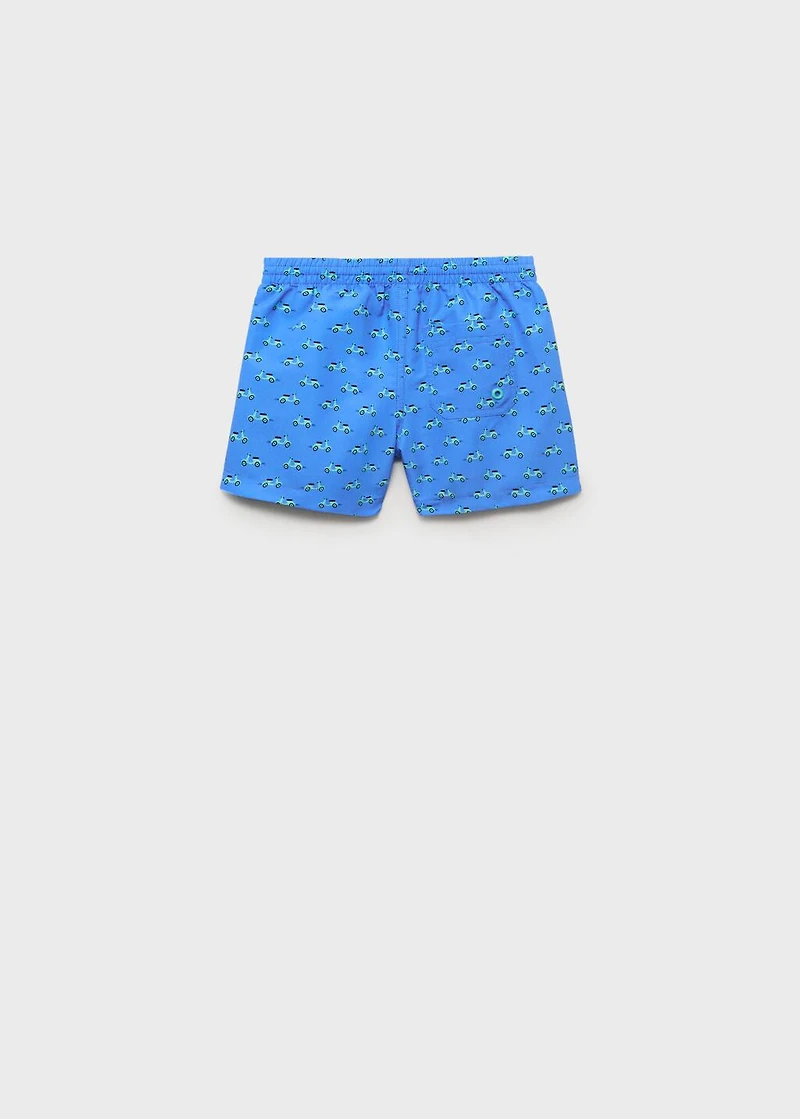 Printed swimming trunks