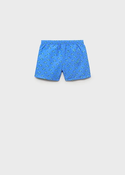 Printed swimming trunks
