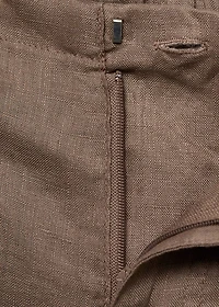 Wide leg linen pants