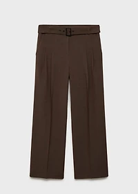 Belt suit pants