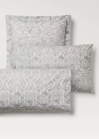 Two cotton percale ornamental-print pillowcases 50x75 cm