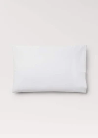 Two cotton percale pillowcases with double overlock 50x75 cm
