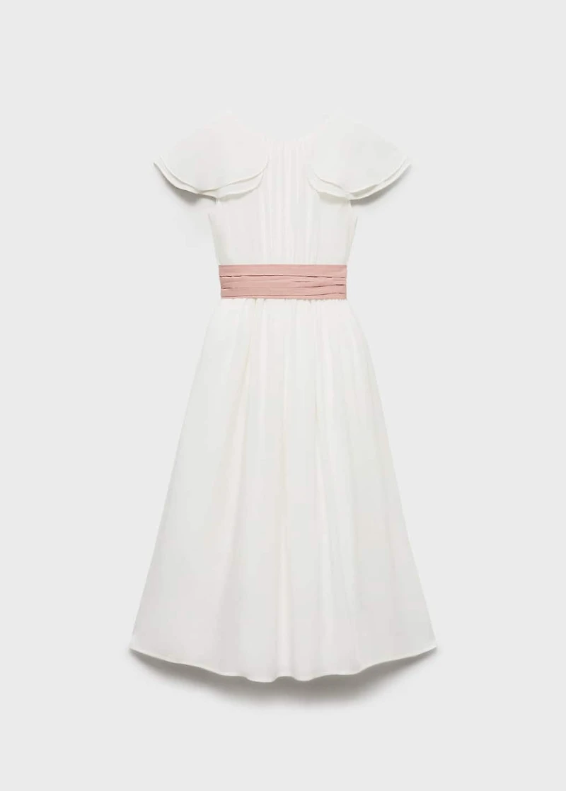 Bamboo-textured dress