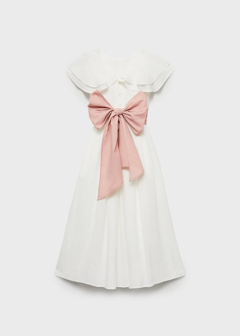 Bamboo-textured dress