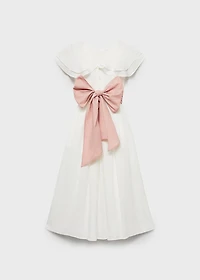 Bamboo-textured dress