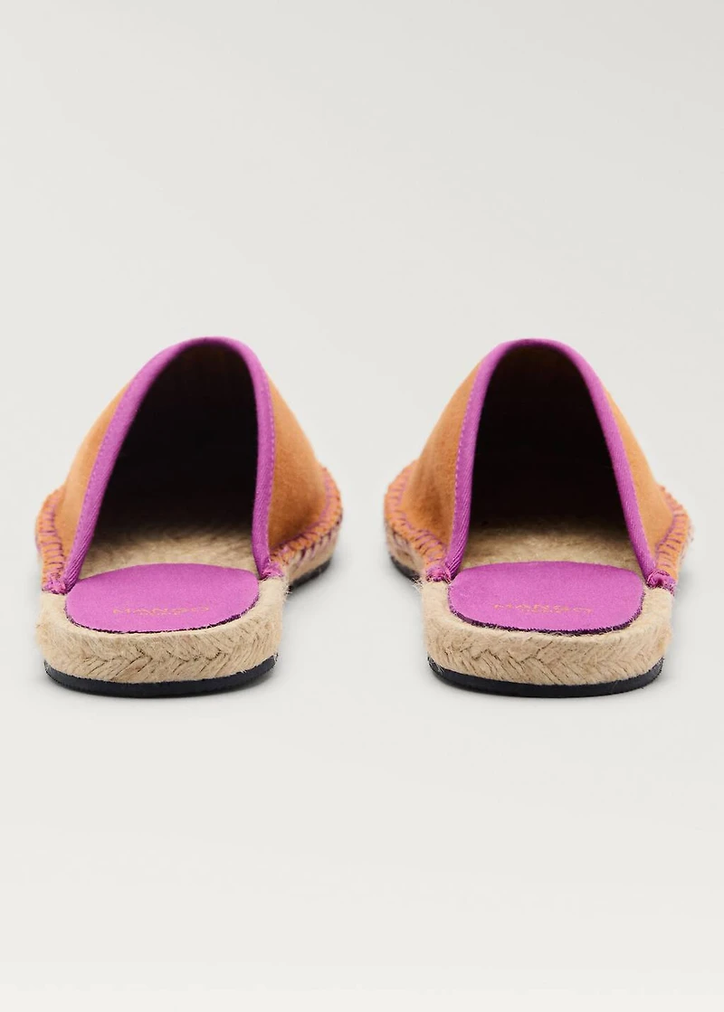 Two-tone sneakers with spade detail