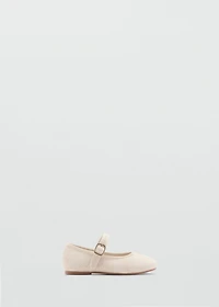 Ballet flats with buckle