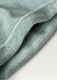 Terry cap with knot detail