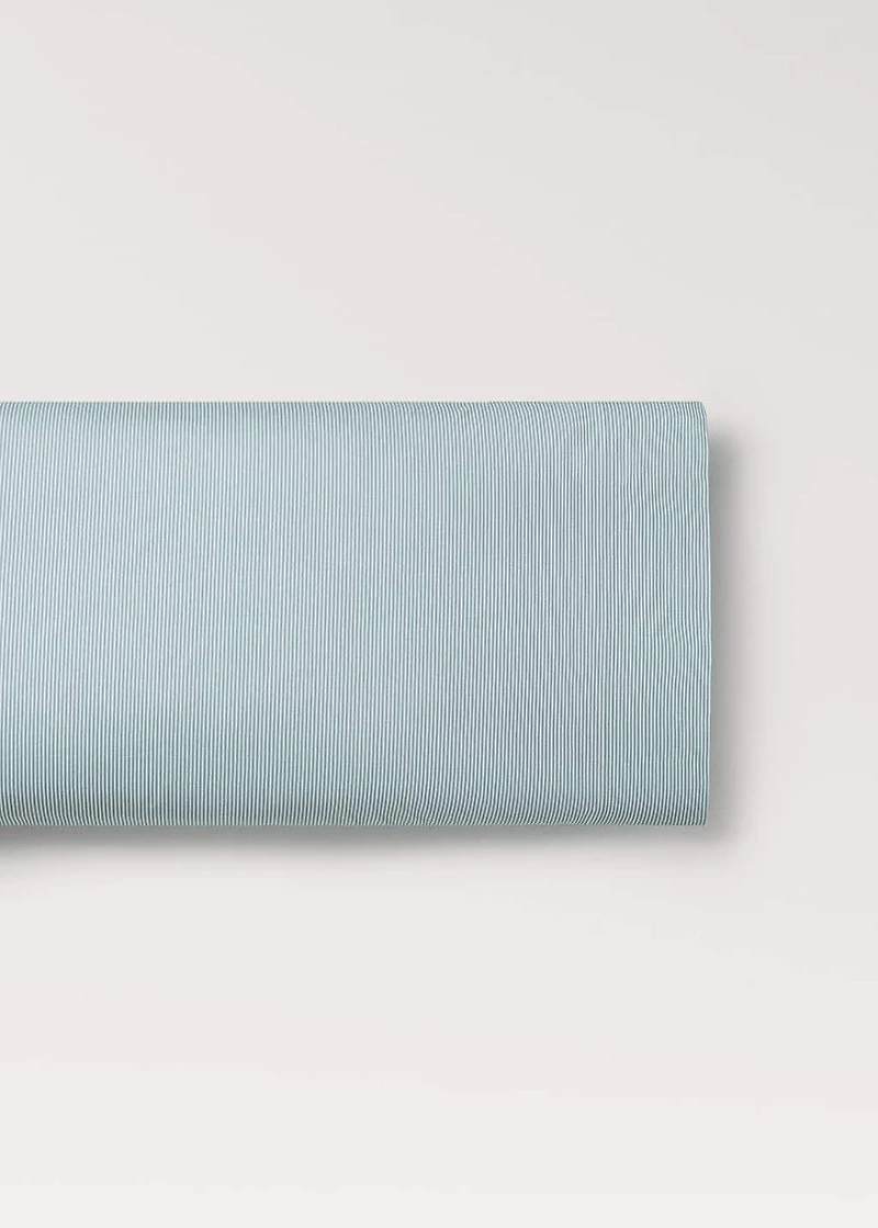Cotton percale striped children's pillowcase 45x110 cm