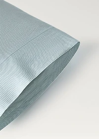 Cotton percale striped children's pillowcase 45x110 cm