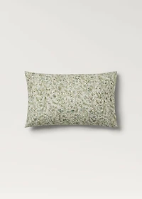 Cotton percale floral-print pillowcase for crib 30x50 cm