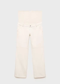 Maternity wide leg jeans