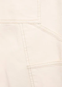 Maternity wide leg jeans