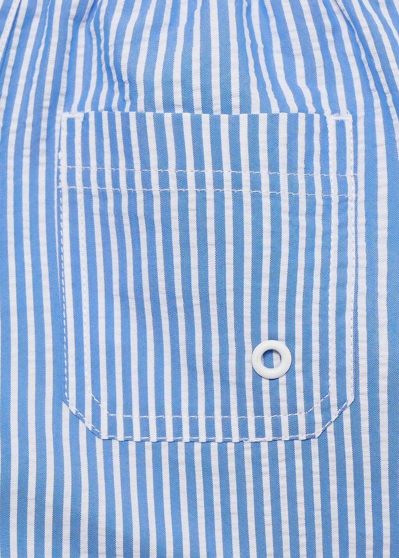 Multi-striped swimsuit