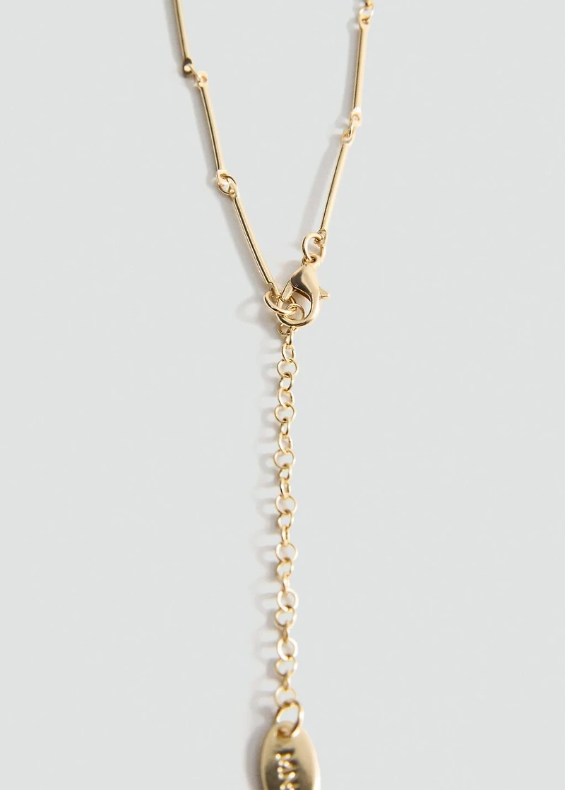 Combined bead chain necklace
