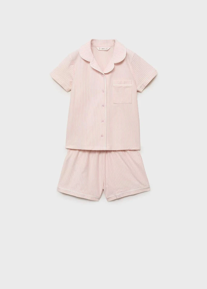 Striped short pyjamas
