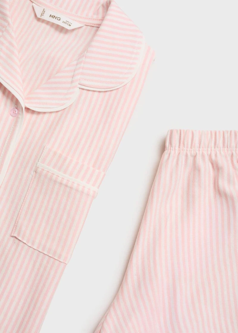 Striped short pyjamas
