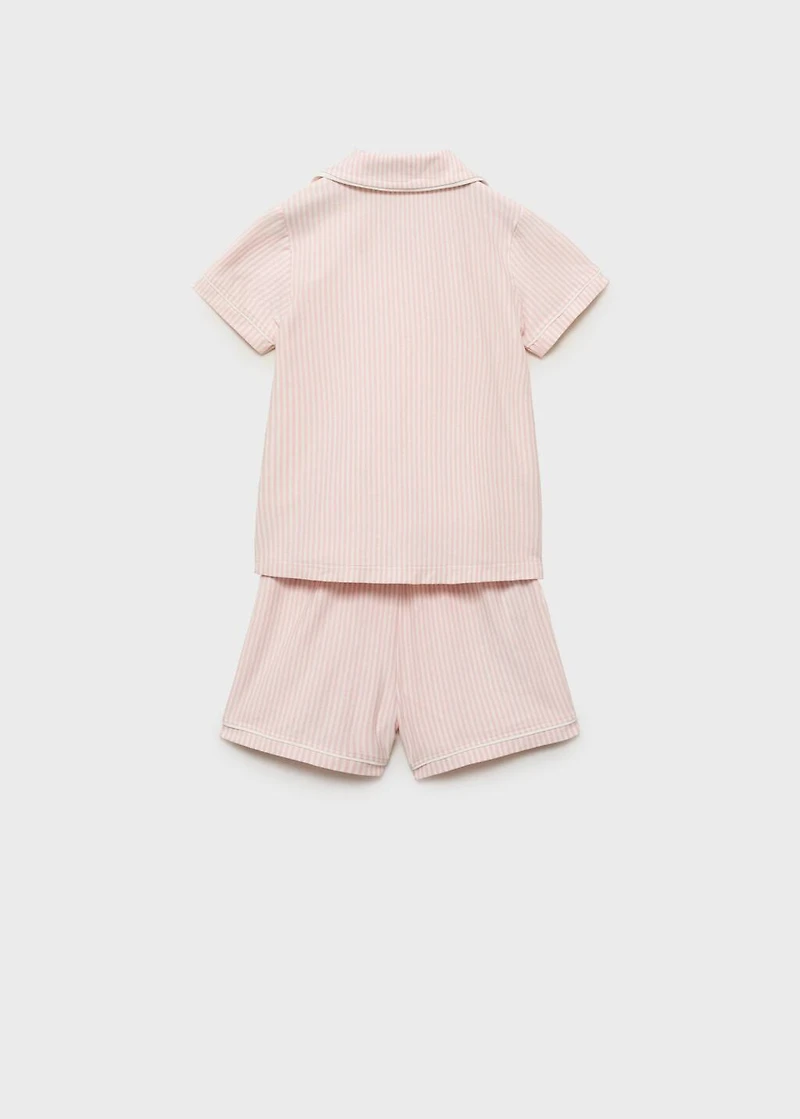 Striped short pyjamas
