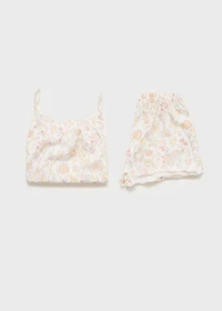 Floral-print pajamas