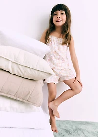 Floral-print pajamas