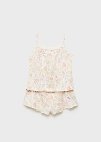 Floral-print pajamas