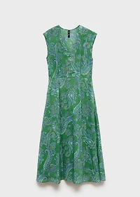 Ramie paisley dress
