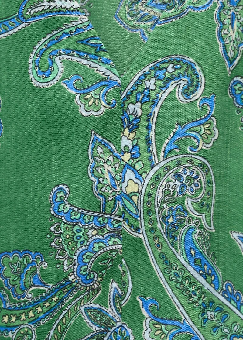 Ramie paisley dress