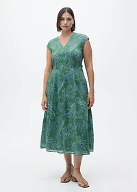 Ramie paisley dress