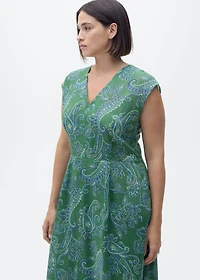 Ramie paisley dress