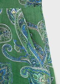 Ramie paisley dress