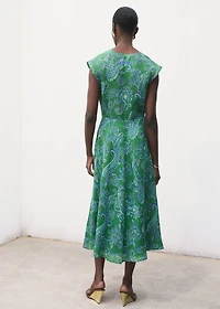 Ramie paisley dress