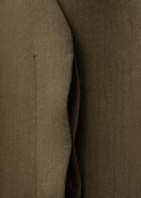 Seamless linen suit blazer