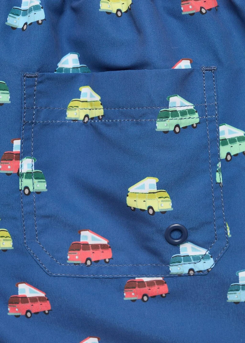 Printed swimming trunks