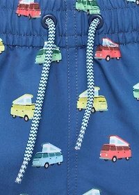 Printed swimming trunks
